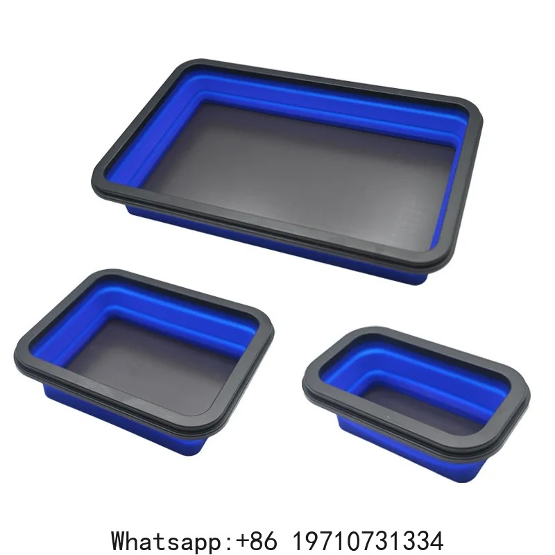 Magnetic Parts Tray - 3Pcs Collapsible Parts Set 3 Size
