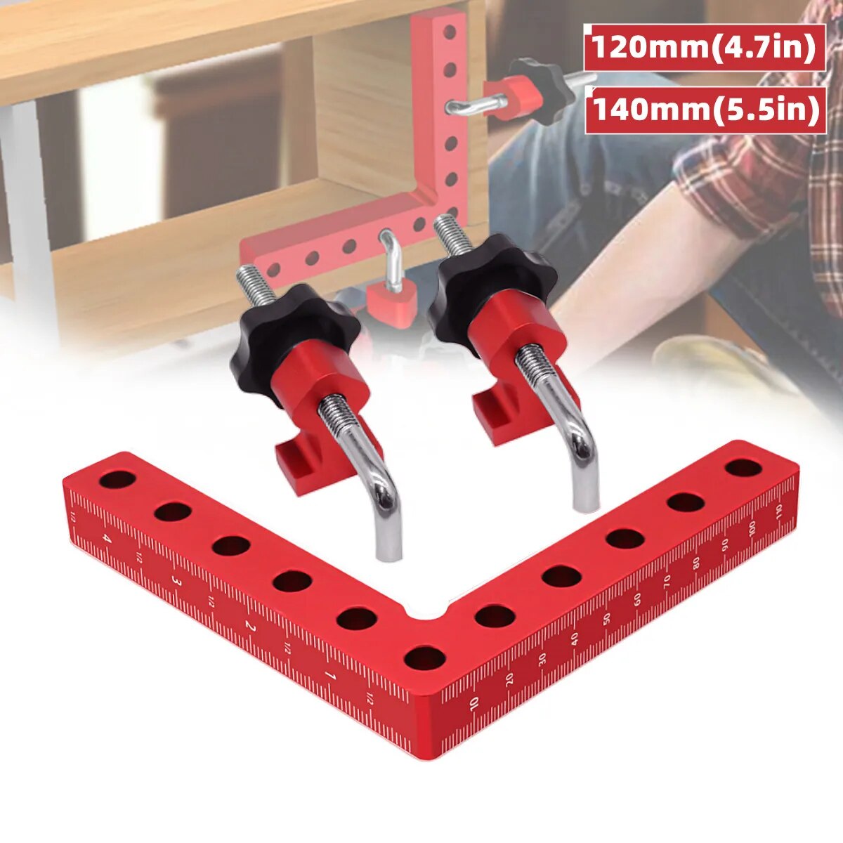 Angle Clamp 90 - 1Set 90 Degree Positioning Squares Aluminum