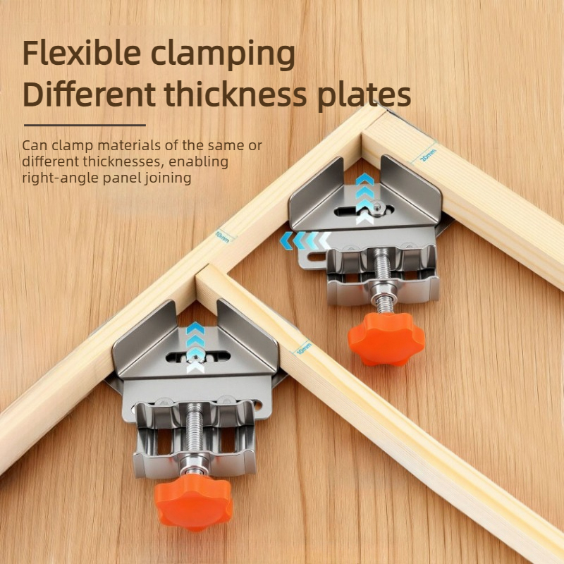 Angle Clamp 90 - Stainless steel open/closed angle clamp, woodworking