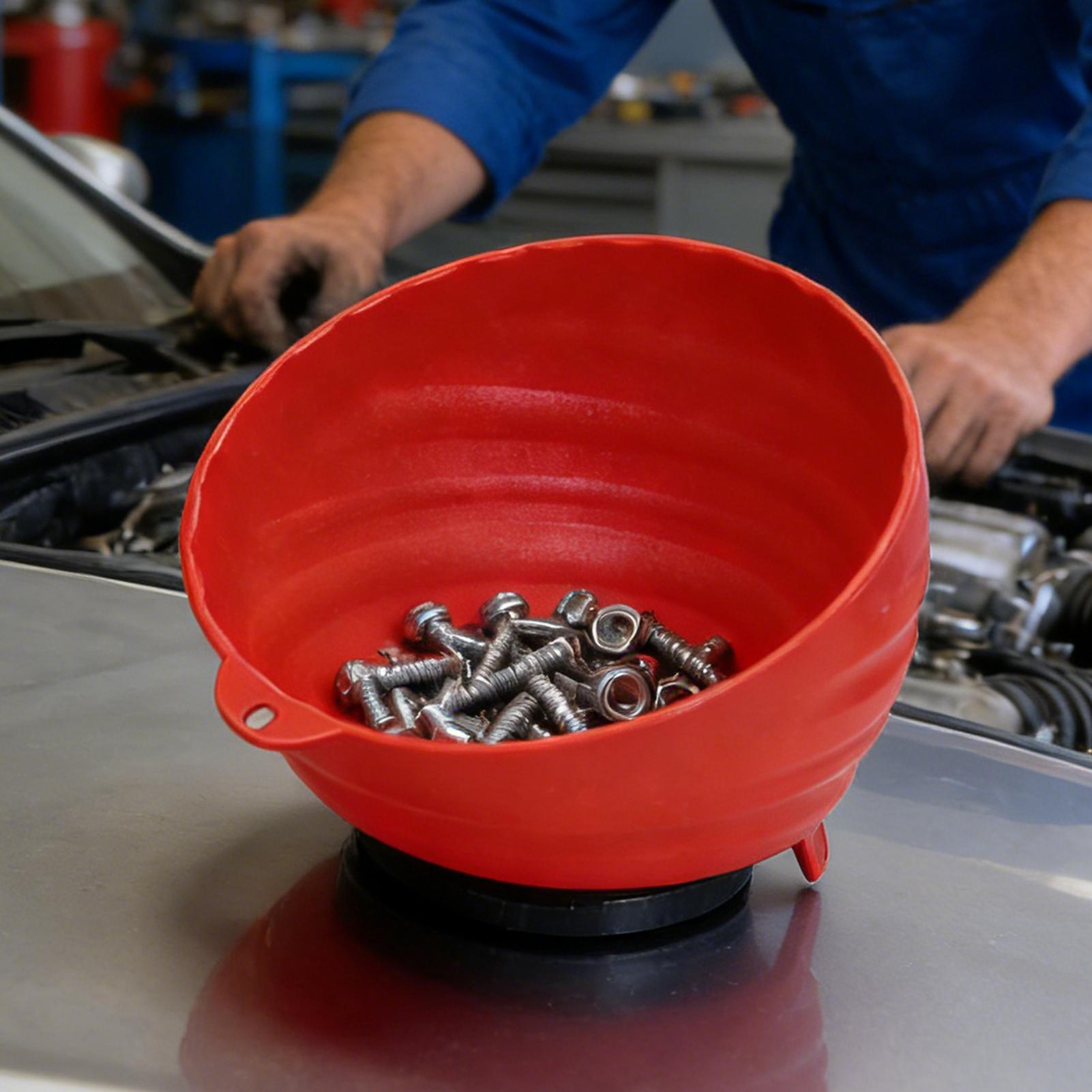 Magnetic Parts Tray - Magnetic Parts Bowl High-Strength Shatterproof Tool