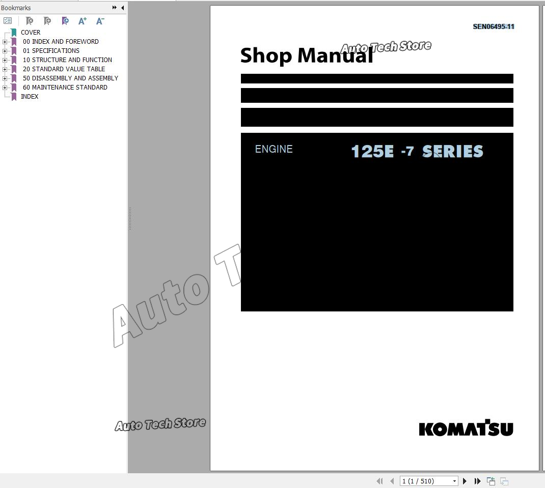 For Komatsu Diesel Engine Shop - Workshop Tools Pdf recension och pris