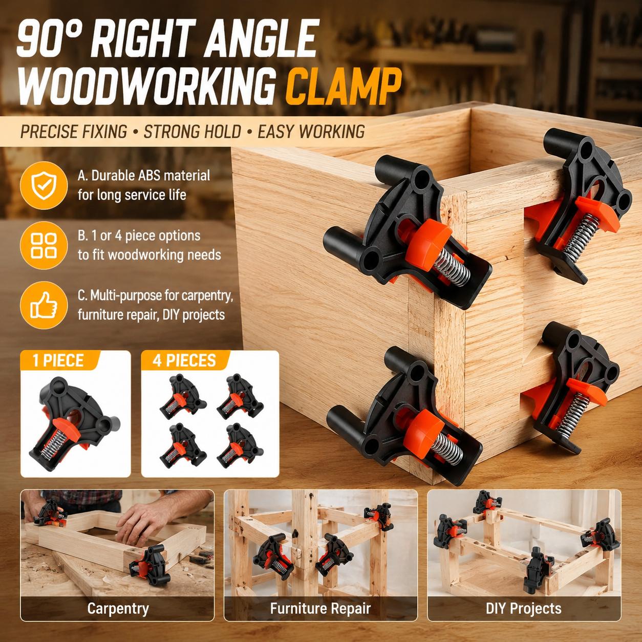 Premium Woodworking Carpentry  - Angle Clamp 90 recension och pris