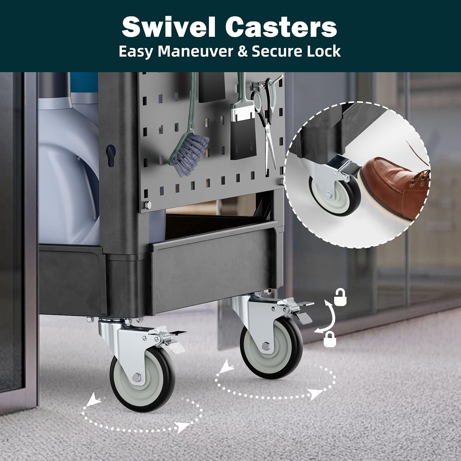 Heavy Duty 2-Shelf Flat Top Wh - Workshop Tools.Hanging Board recension och pris
