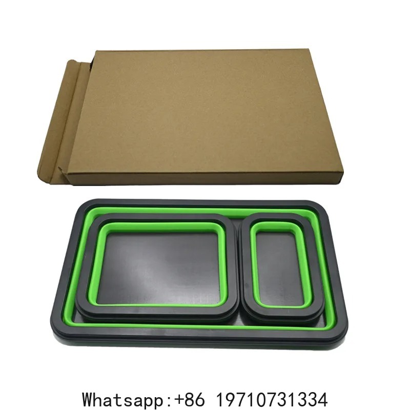 3Pcs Collapsible  Parts Set 3  - Magnetic Parts Tray recension och pris