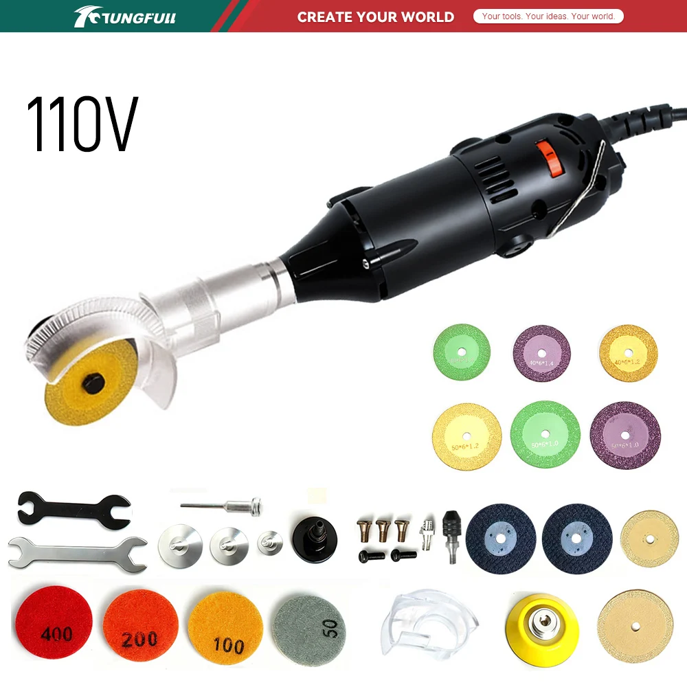 TUNGFULL 110V Mini Angle Grind - Sharpening Stone Whetstone recension och pris