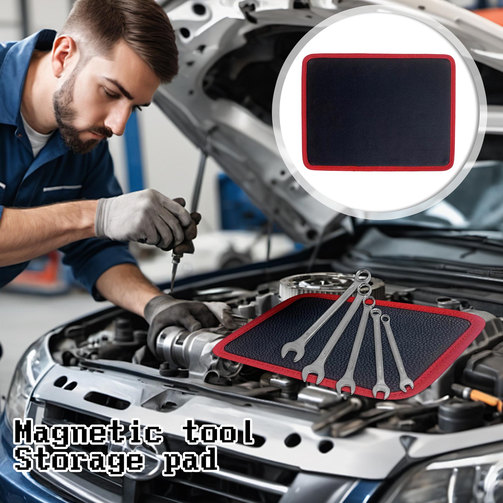Flexible Magnetic Tool Holder  - Magnetic Parts Tray recension och pris