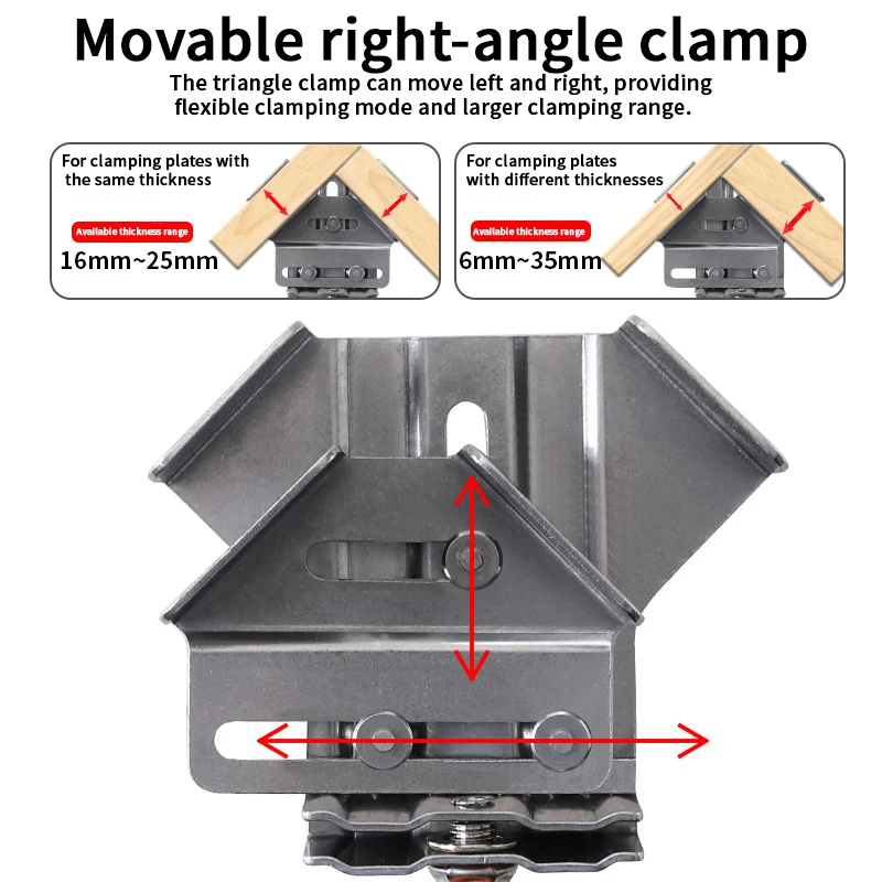 Stainless steel open/closed an - Angle Clamp 90 recension och pris