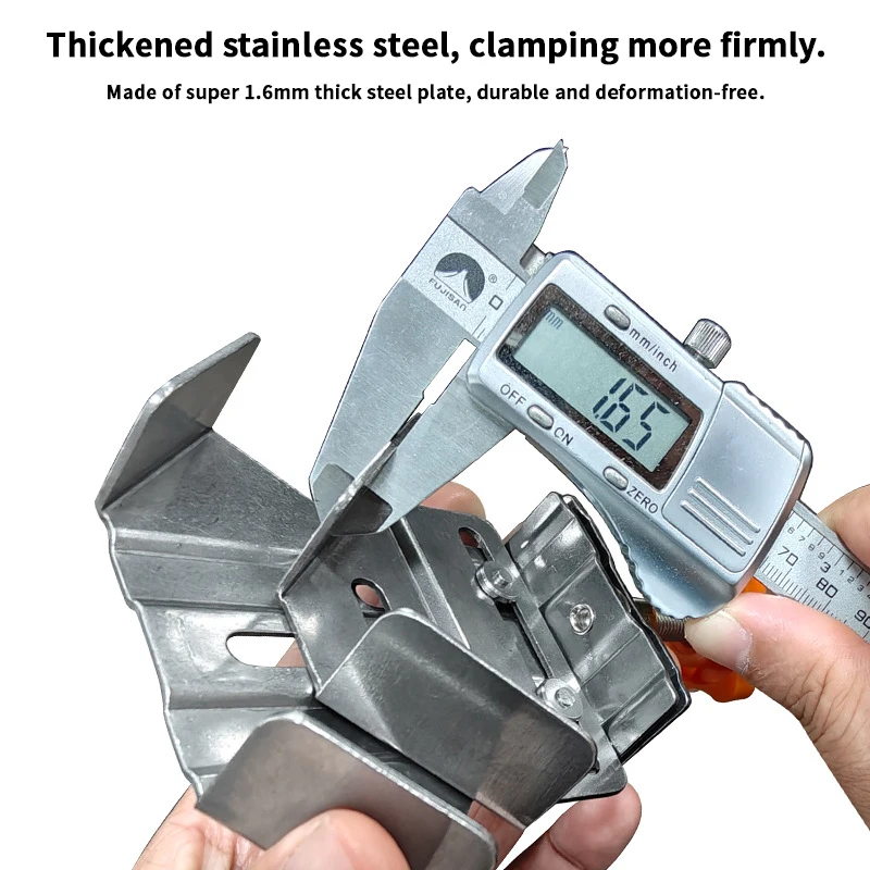 Stainless steel open/closed an - Angle Clamp 90 recension och pris