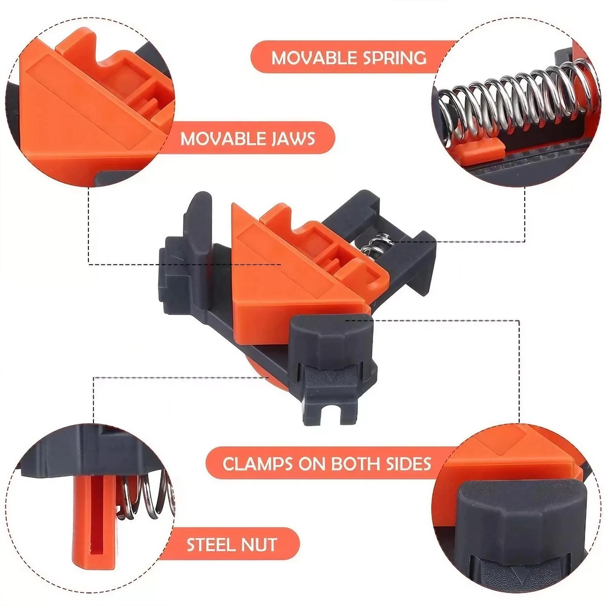 Premium 90 Degree Right Angle  - Angle Clamp 90 recension och pris