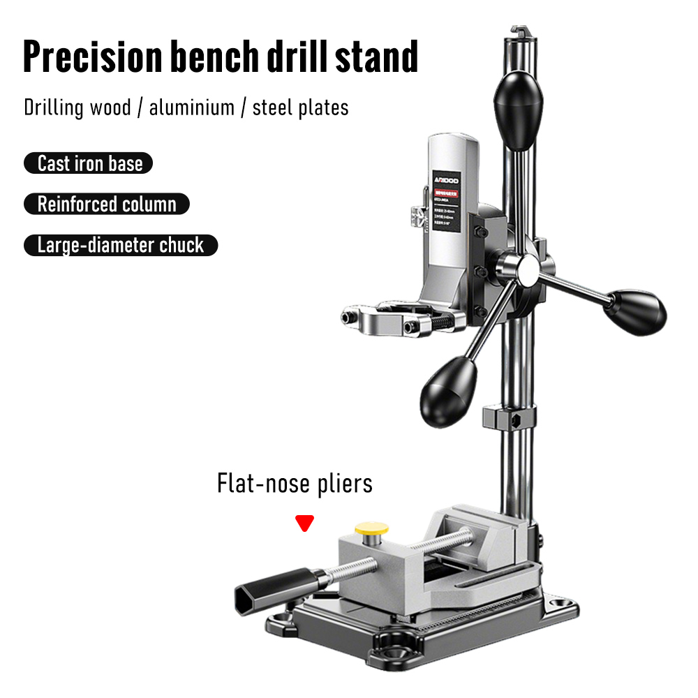 Adjustable Drill Stand for Ele - Drill Press Bench recension och pris